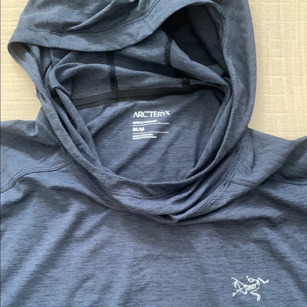 Arc'teryx Blue Hooded Top
